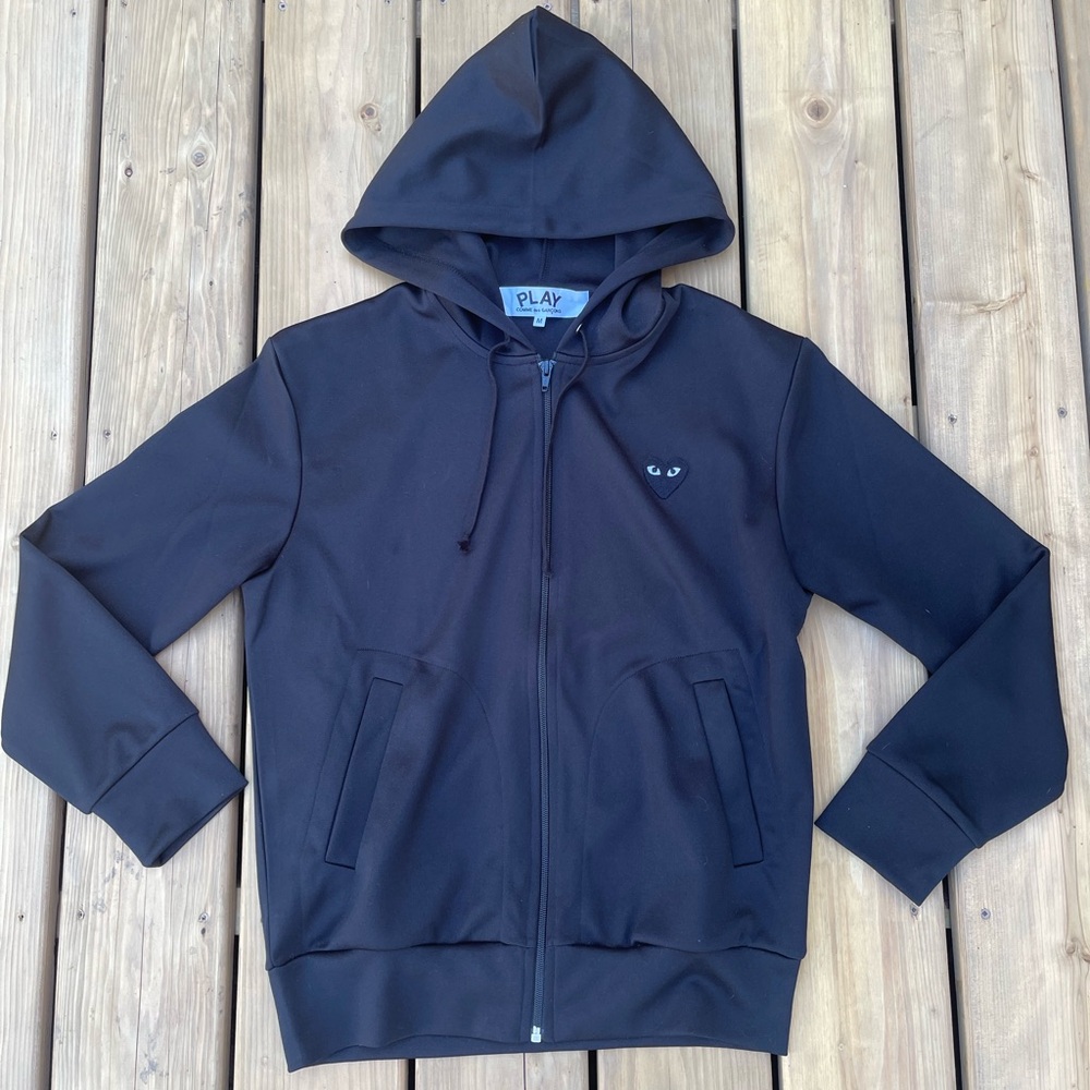 Comme des Garçons Play Charcoal Hoodie